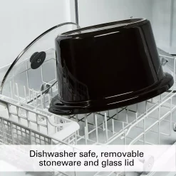 Cookers Hamilton Beach 10 Qt. Black Slow Cooker With Folding Handles 12 Cookers Hamilton Beach 10 Qt. Black Slow Cooker With Folding Handles -BergHOFF Shop black hamilton beach slow cookers 33191 fa 1000