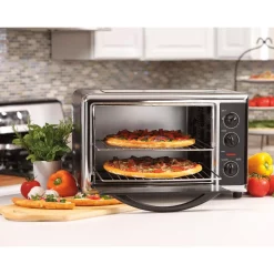 Toasters Hamilton Beach 1500-Watt 12-Slice Black Countertop Toaster Oven With Convection And Rotisserie 10 Toasters Hamilton Beach 1500-Watt 12-Slice Black Countertop Toaster Oven With Convection And Rotisserie -BergHOFF Shop black hamilton beach toaster ovens 31100d 66 1000