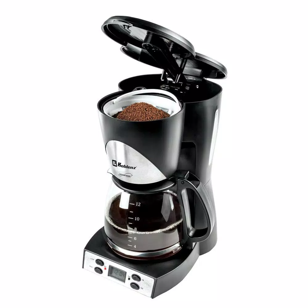 Coffee Makers Koblenz Kitchen Magic Collection 12-Cup Black Programmable Coffee Maker 4 Coffee Makers Koblenz Kitchen Magic Collection 12-Cup Black Programmable Coffee Maker - Image 4