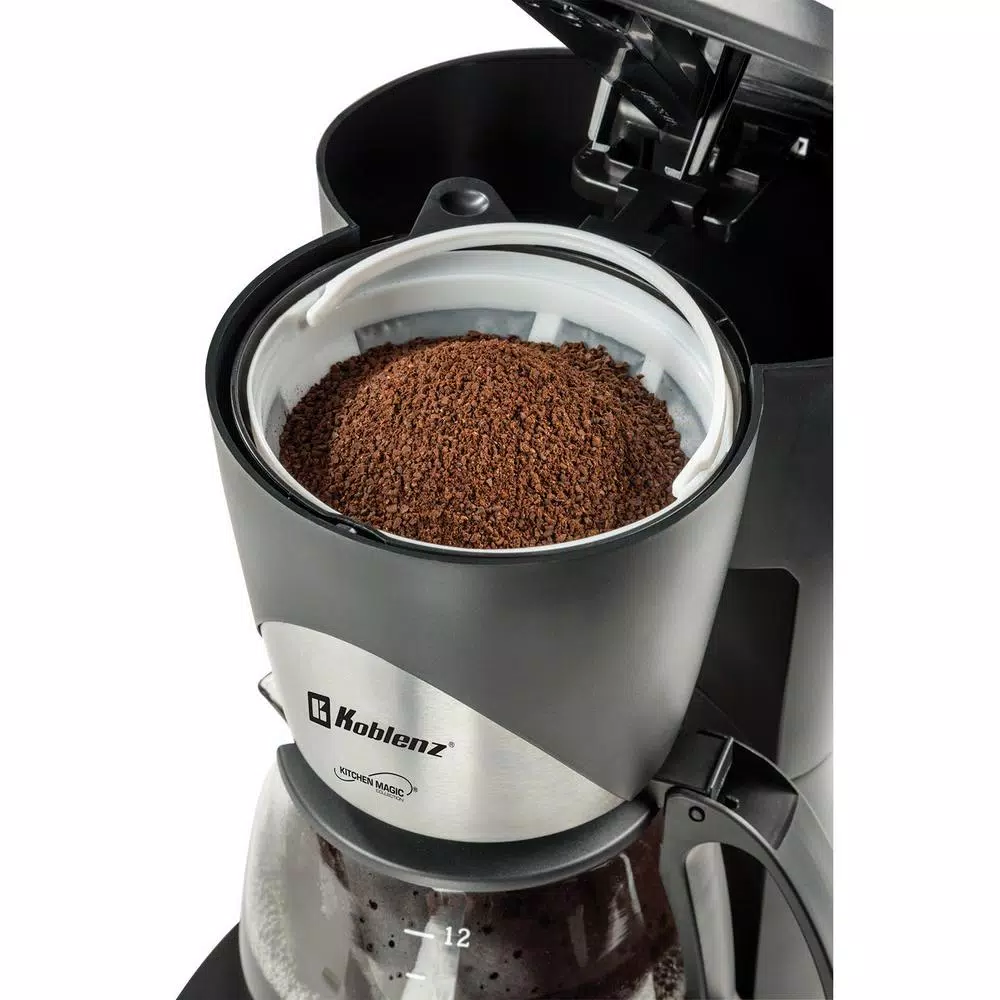 Coffee Makers Koblenz Kitchen Magic Collection 12-Cup Black Programmable Coffee Maker 3 Coffee Makers Koblenz Kitchen Magic Collection 12-Cup Black Programmable Coffee Maker - Image 3