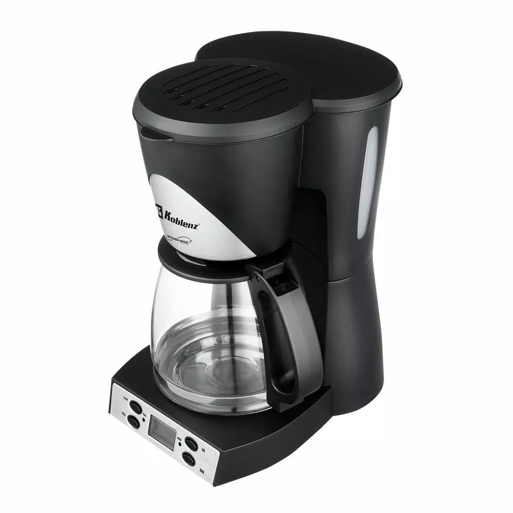Coffee Makers Koblenz Kitchen Magic Collection 12-Cup Black Programmable Coffee Maker 2 Coffee Makers Koblenz Kitchen Magic Collection 12-Cup Black Programmable Coffee Maker - Image 2