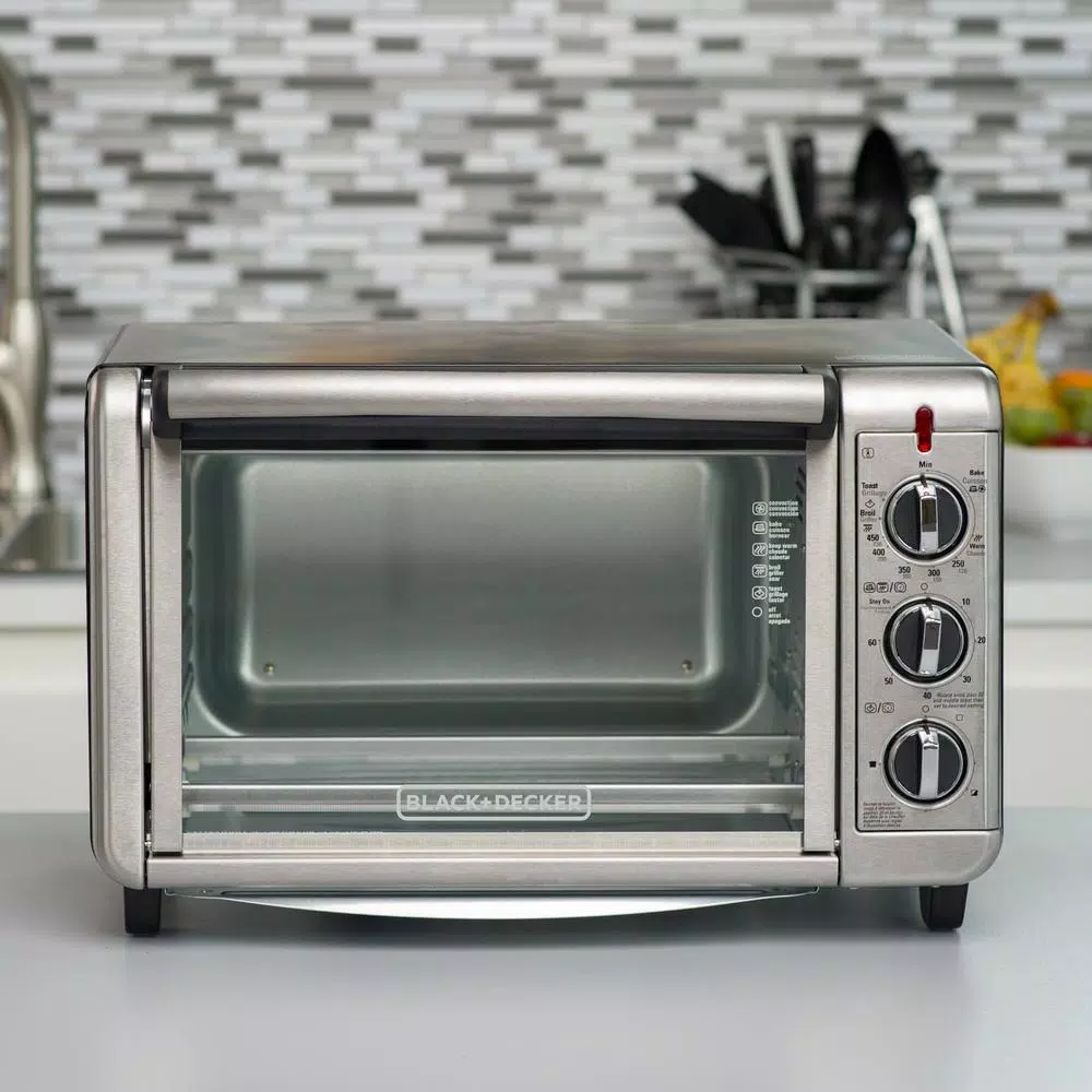 Toasters BLACK+DECKER 1500 W 6-Slice Black And Silver Convection Toaster Oven 2 Toasters BLACK+DECKER 1500 W 6-Slice Black And Silver Convection Toaster Oven - Image 2