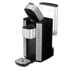 Coffee Makers Cuisinart Compact Black And Silver Single Serve Coffee Maker -BergHOFF Shop black silver cuisinart single serve coffee makers ss 5 40 1000