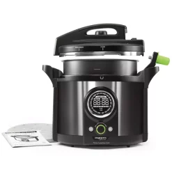 Cookers Presto 10 Qt. Black Stainless Electric Pressure Cooker 11 Cookers Presto 10 Qt. Black Stainless Electric Pressure Cooker -BergHOFF Shop black stainless presto electric pressure cookers 02143 4f 1000