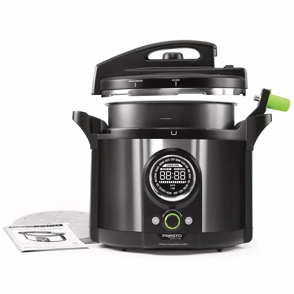 Cookers Presto 10 Qt. Black Stainless Electric Pressure Cooker 4 Cookers Presto 10 Qt. Black Stainless Electric Pressure Cooker - Image 4