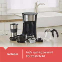 Coffee Makers BLACK+DECKER 4-in-1 5-Cup Black Stainless Steel Drip Coffee Maker -BergHOFF Shop black stainless steel black decker drip coffee makers cm0755s 1f 1000