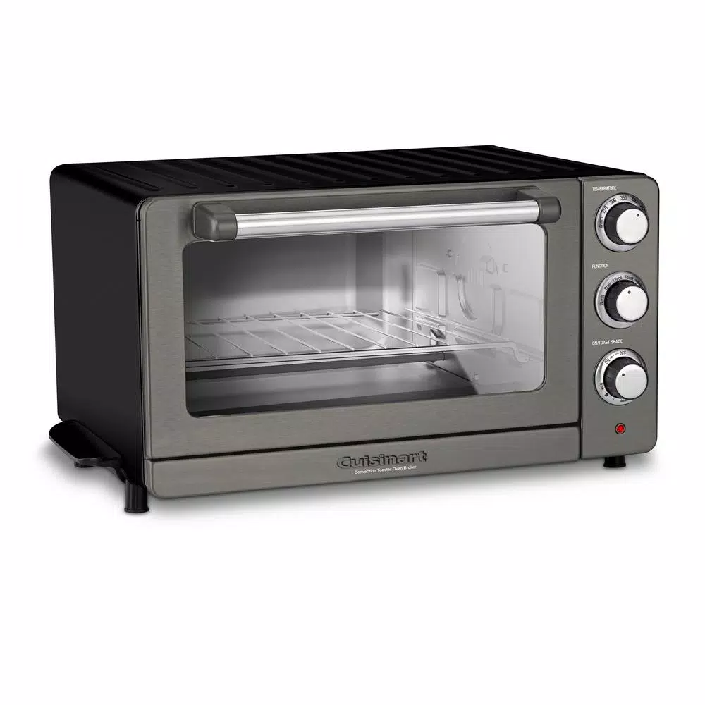 Toasters Cuisinart 1500 W 6-Slice Black Stainless Steel Convection Toaster Oven With Broiler 3 Toasters Cuisinart 1500 W 6-Slice Black Stainless Steel Convection Toaster Oven With Broiler - Image 3