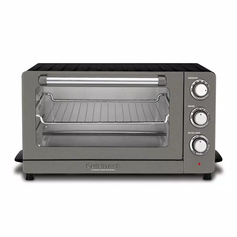 Toasters Cuisinart 1500 W 6-Slice Black Stainless Steel Convection Toaster Oven With Broiler 1 Toasters Cuisinart 1500 W 6-Slice Black Stainless Steel Convection Toaster Oven With Broiler