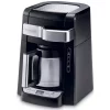 Coffee Makers DeLonghi 10-Cup Black Stainless Steel Drip Coffee Maker With Thermal Carafe