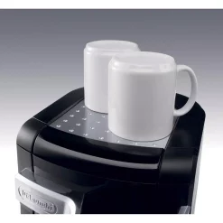 Coffee Makers DeLonghi 10-Cup Black Stainless Steel Drip Coffee Maker With Thermal Carafe -BergHOFF Shop black stainless steel delonghi drip coffee makers dcf2210ttc c3 1000