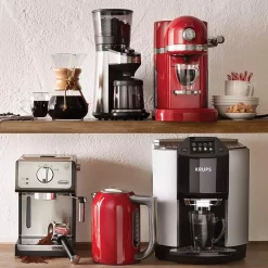 Coffee Makers OXO 12 Oz. Black Stainless Steel Burr Coffee Grinder With Integrated Scale -BergHOFF Shop black stainless steel oxo coffee grinders 8710200 31 1000