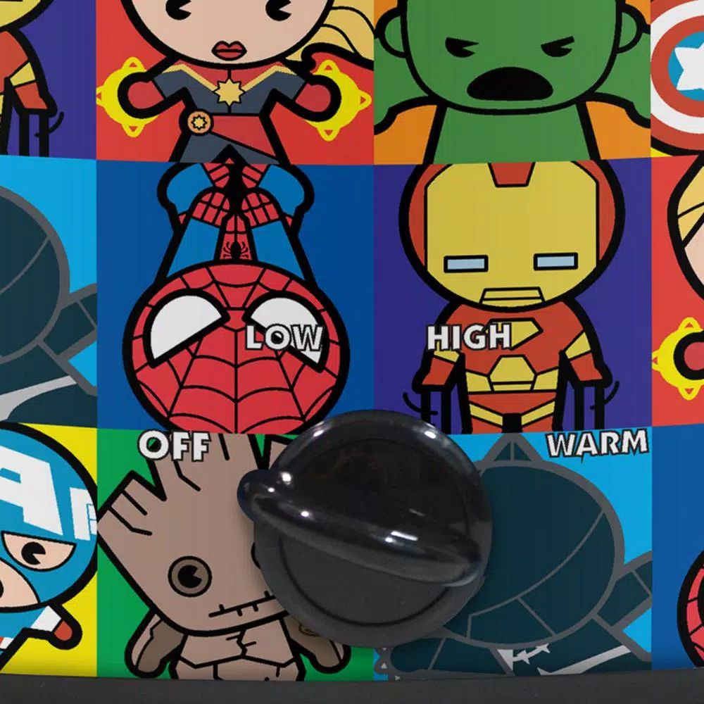 Cookers Uncanny Brands Marvel Kawaii 7qt. Slow Cooker Black 6 Cookers Uncanny Brands Marvel Kawaii 7qt. Slow Cooker Black - Image 6