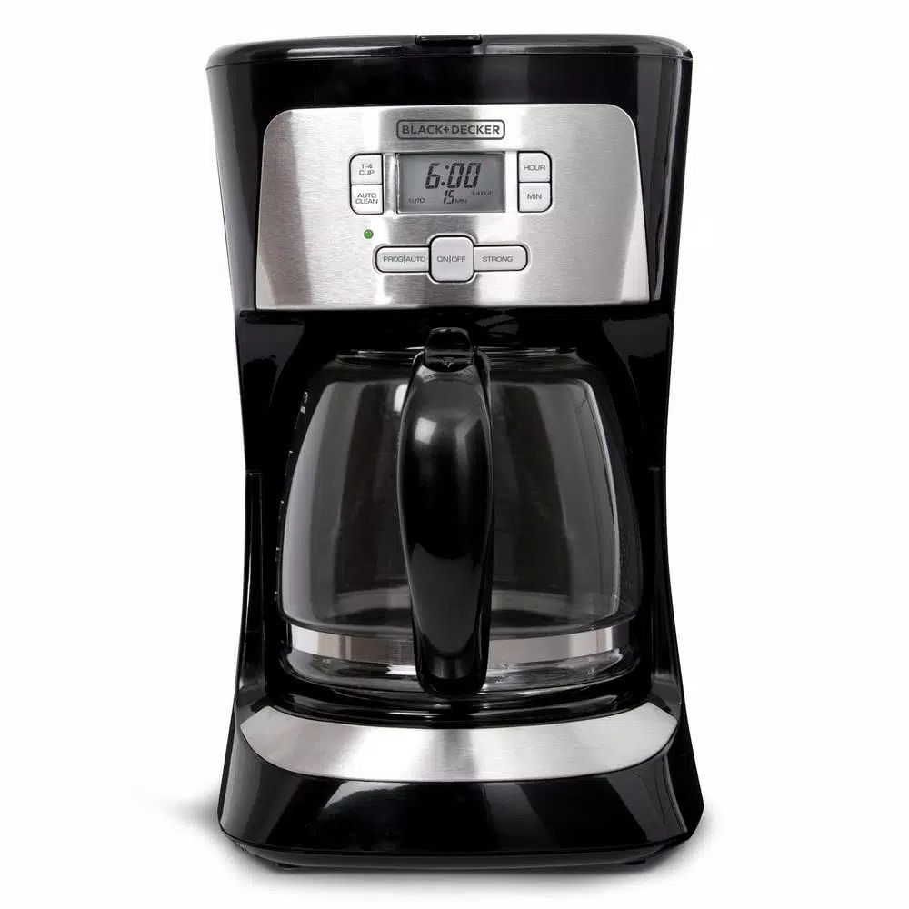 Coffee Makers BLACK+DECKER 12-Cup Programmable Stainless Steel Drip Coffee Maker With Glass Carafe 1 Coffee Makers BLACK+DECKER 12-Cup Programmable Stainless Steel Drip Coffee Maker With Glass Carafe