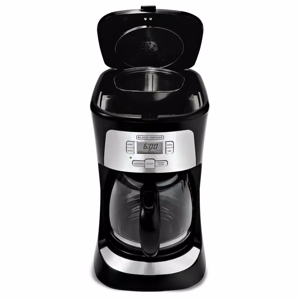 Coffee Makers BLACK+DECKER 12-Cup Programmable Stainless Steel Drip Coffee Maker With Glass Carafe 2 Coffee Makers BLACK+DECKER 12-Cup Programmable Stainless Steel Drip Coffee Maker With Glass Carafe - Image 2
