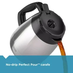 Coffee Makers BLACK+DECKER 12-Cup Programmable Stainless Steel Drip Coffee Maker With Thermal Carafe 10 Coffee Makers BLACK+DECKER 12-Cup Programmable Stainless Steel Drip Coffee Maker With Thermal Carafe -BergHOFF Shop black with stainless steel black decker drip coffee makers cm2035b 44 1000