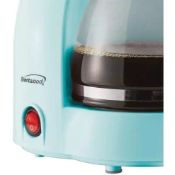 Coffee Makers Brentwood 4-Cup Blue Coffee Maker 10 Coffee Makers Brentwood 4-Cup Blue Coffee Maker -BergHOFF Shop blue brentwood drip coffee makers ts 213bl 4f 1000