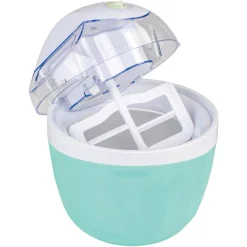 Dessert Makers Brentwood 1 Qt. Blue Ice Cream And Sorbet Maker -BergHOFF Shop blue brentwood ice cream makers ts 1410bl 1f 1000