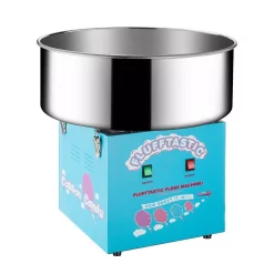 Dessert Makers Great Northern Flufftastic Blue Countertop Cotton Candy Machine With Sugar Scoop