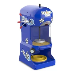 Dessert Makers Great Northern 24 Oz. In Blue Ice Cub Shaved Ice Machine -BergHOFF Shop blue great northern snow cone machines 172184kti 44 1000