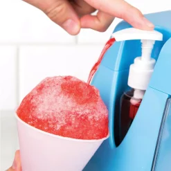 Dessert Makers Nostalgia 240 Oz. Blue Countertop Snow Cone Machine -BergHOFF Shop blue nostalgia snow cone machines sc7bl 1f 1000