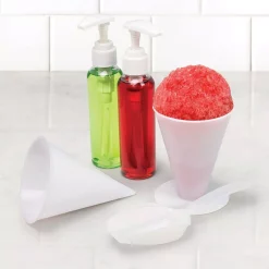 Dessert Makers Nostalgia 240 Oz. Blue Countertop Snow Cone Machine -BergHOFF Shop blue nostalgia snow cone machines sc7bl 44 1000