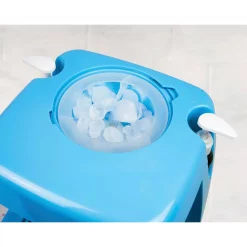 Dessert Makers Nostalgia 240 Oz. Blue Countertop Snow Cone Machine -BergHOFF Shop blue nostalgia snow cone machines sc7bl 4f 1000