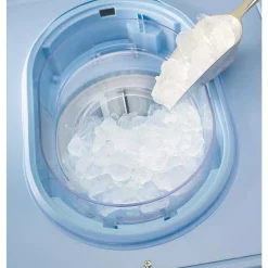 Dessert Makers Nostalgia Vintage 575 Oz. Snow Cone Machine Cart In Blue 10 Dessert Makers Nostalgia Vintage 575 Oz. Snow Cone Machine Cart In Blue -BergHOFF Shop blue nostalgia snow cone machines scc 200 1f 1000