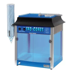 Dessert Makers Paragon Storm 8000 Oz. Blue Stainless Steel Countertop Snow Cone Machine