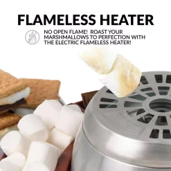 Dessert Makers Nostalgia Brown Stainless Steel Electric S’mores Maker -BergHOFF Shop brown nostalgia chocolate fountains lsm400 1f 1000