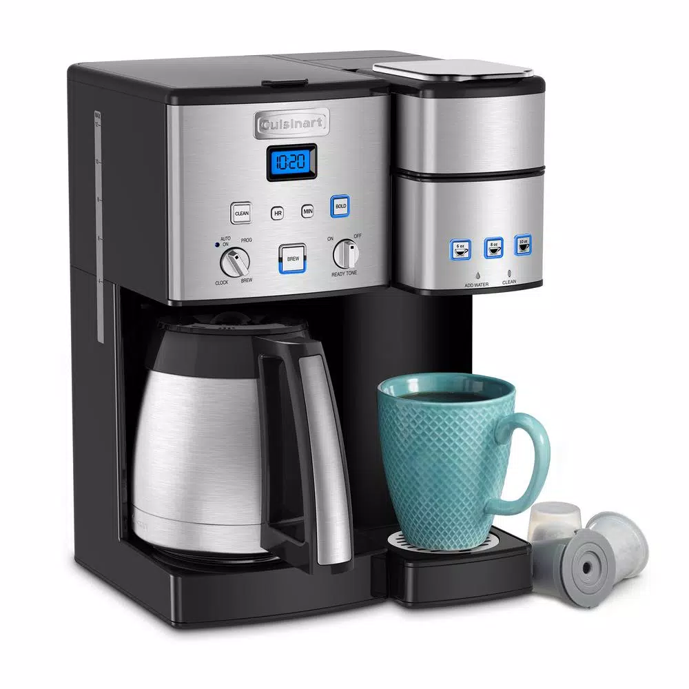 Coffee Makers Cuisinart Coffee Center 10-Cup Thermal Coffeemaker And Single-Serve Brewer 5 Coffee Makers Cuisinart Coffee Center 10-Cup Thermal Coffeemaker And Single-Serve Brewer - Image 5