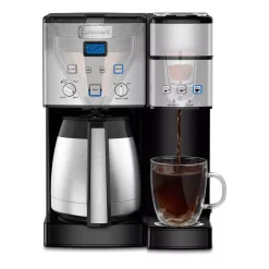 Coffee Makers Cuisinart Coffee Center 10-Cup Thermal Coffeemaker And Single-Serve Brewer 7 Coffee Makers Cuisinart Coffee Center 10-Cup Thermal Coffeemaker And Single-Serve Brewer -BergHOFF Shop brushed chrome cuisinart single serve coffee makers ss 20 4f 1000