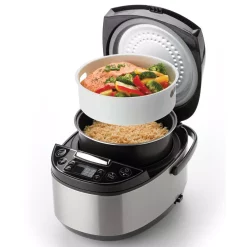 Cookers AROMA 12-Cup Brushed Stainless Steel Rice Cooker -BergHOFF Shop brushed stainless steel aroma rice cookers arc 616sb 44 1000