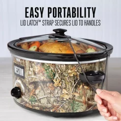 Cookers Weston Realtree Edge 5 Qt. Camouflage Slow Cooker With Lid Strap -BergHOFF Shop camouflage weston slow cookers 03 2100 re 44 1000