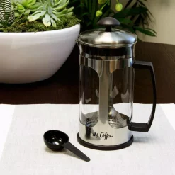 Coffee Makers Mr. Coffee Daily Brew 4-Cups Stainless Steel Coffee Press -BergHOFF Shop chrome and glass mr coffee french presses 98586591m 4f 1000