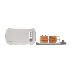 Toasters BergHOFF Seren 2-Slice Chrome Long Slot Toaster -BergHOFF Shop chrome berghoff pop up toasters 2212316 4f 1000