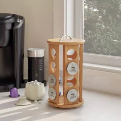 Coffee Makers Classic Cuisine 30-Count Bamboo Coffee Pod Carousel 7 Coffee Makers Classic Cuisine 30-Count Bamboo Coffee Pod Carousel -BergHOFF Shop classic cuisine coffee accessories hw0500062 31 1000