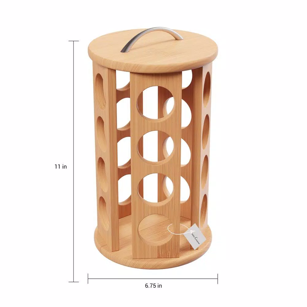 Coffee Makers Classic Cuisine 30-Count Bamboo Coffee Pod Carousel 2 Coffee Makers Classic Cuisine 30-Count Bamboo Coffee Pod Carousel - Image 2