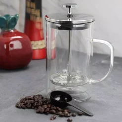 Coffee Makers Mr. Coffee Hyland 20 Oz French Press Coffee Maker With Scoop -BergHOFF Shop clear mr coffee french presses 986105354m 4f 1000