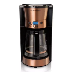 Coffee Makers Hamilton Beach 12 Cup Programmable Coffeemaker In Copper -BergHOFF Shop copper hamilton beach drip coffee makers 46898 4f 1000