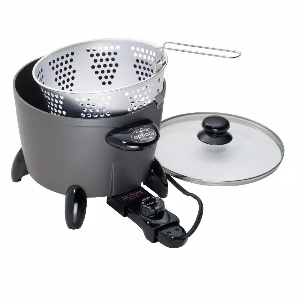 Cookers Presto Options 6 Qt. Dark Gray Electric Multi-Cooker 1 Cookers Presto Options 6 Qt. Dark Gray Electric Multi-Cooker