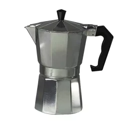 Coffee Makers Home Basics 6-Cup Aluminum Stovetop Espresso Machine -BergHOFF Shop grey home basics espresso machines em00328 c3 1000