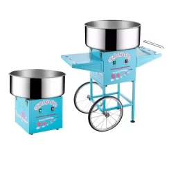 Dessert Makers Great Northern Blue Flufftastic Commercial Cotton Candy Machine With Cart 8 Dessert Makers Great Northern Blue Flufftastic Commercial Cotton Candy Machine With Cart -BergHOFF Shop light blue great northern cotton candy machines 83hd dt5696 1f 1000