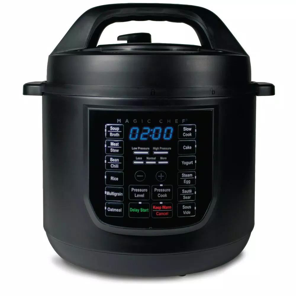 Cookers Magic Chef 9-in-1 6 Qt. Matte Black Electric Multi-Cooker With Recipe Book 1 Cookers Magic Chef 9-in-1 6 Qt. Matte Black Electric Multi-Cooker With Recipe Book