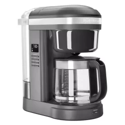 Coffee Makers KitchenAid 12-Cup Matte Grey Drip Coffee Maker With Spiral Showerhead