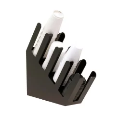 Coffee Makers Mind Reader Fancy 80-Cup 4-Compartment Black Acrylic Condiment Organizer -BergHOFF Shop mind reader coffee accessories 4acuphold blk 1f 1000