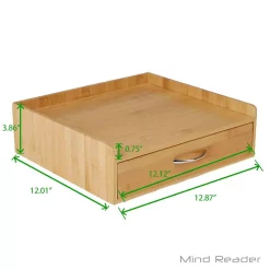 Coffee Makers Mind Reader 32-Capacity Bamboo Brown K-Cup Storage Drawer With Lip Panel -BergHOFF Shop mind reader coffee accessories kpanelbm brn 76 1000