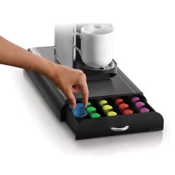 Coffee Makers Mind Reader Anchor 50-Capacity Black Nespresso Capsule Storage Drawer -BergHOFF Shop mind reader coffee accessories nestry01 blk 4f 1000