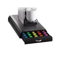 Coffee Makers Mind Reader Anchor 50-Capacity Black Nespresso Capsule Storage Drawer -BergHOFF Shop mind reader coffee accessories nestry01 blk 76 1000