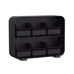 Coffee Makers Mind Reader Clutch 6-Drawer 90-Bag Black Tea Bag Holder -BergHOFF Shop mind reader coffee accessories stborg blk 44 1000
