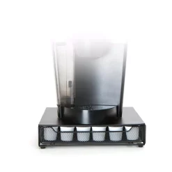 Coffee Makers Mind Reader Bam 36-Capacity Metal Mesh Coffee Pod Drawer In Black -BergHOFF Shop mind reader coffee accessories trymesh blk 4f 1000